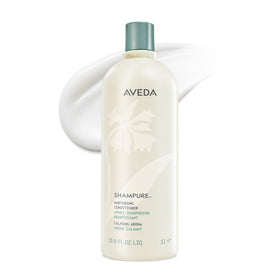 Aveda Shampure front packaging showing bottle and clear label for easy identification and benefit
