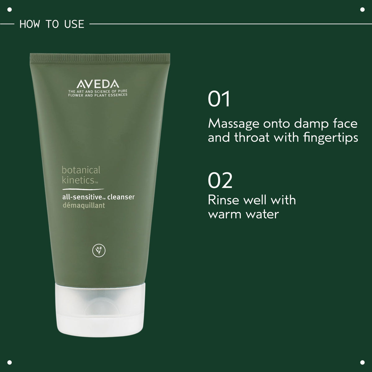 Aveda 5 fl oz bottle in hand showing size and travel-friendly benefit