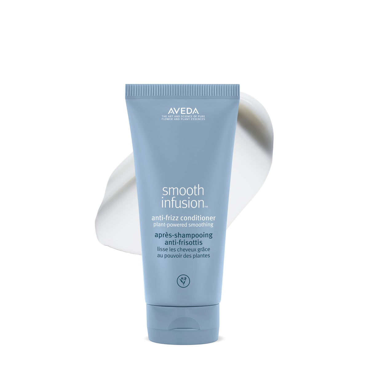 Aveda Smooth Infusion front-bottle showing product and branding for sleek hair