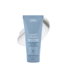 Aveda Smooth Infusion front-bottle showing product and branding for sleek hair