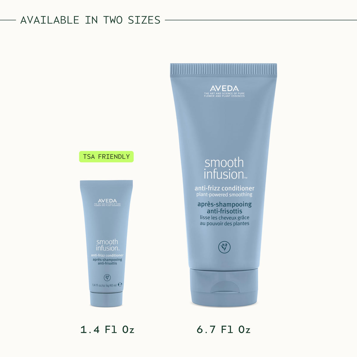 Aveda Smooth Infusion lifestyle bathroom shelf styling to show product in routine