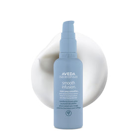 Aveda bottle front view showing sleek packaging and size benefit