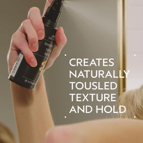 Aveda Texture Tonic close-up of spray nozzle demonstrating even mist for effortless application