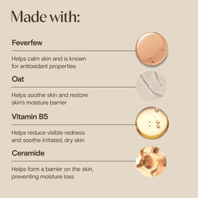 Aveeno 1.7 oz jar in hand conveying compact travel-friendly size