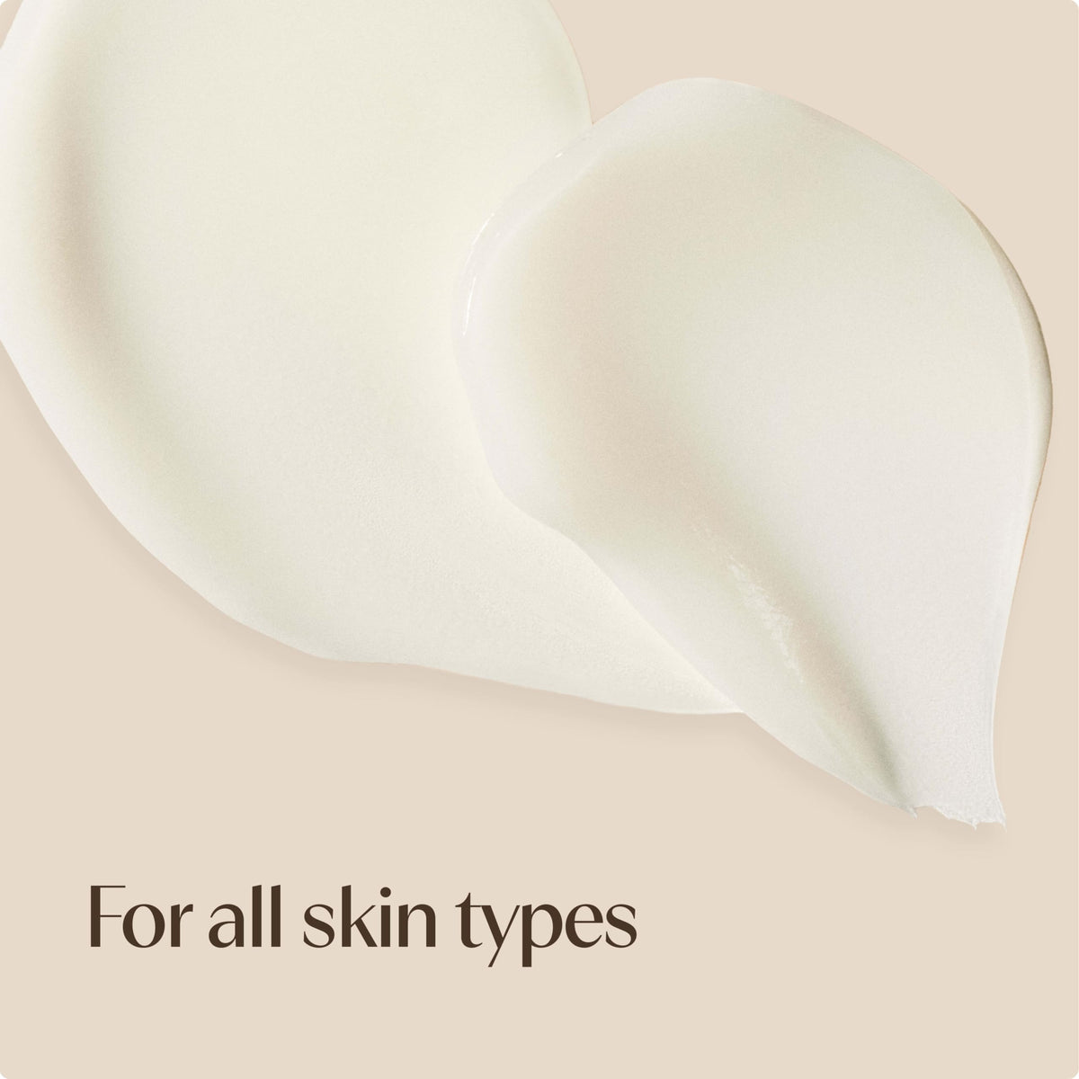 Aveeno applying cream to face and neck illustrating overnight hydration