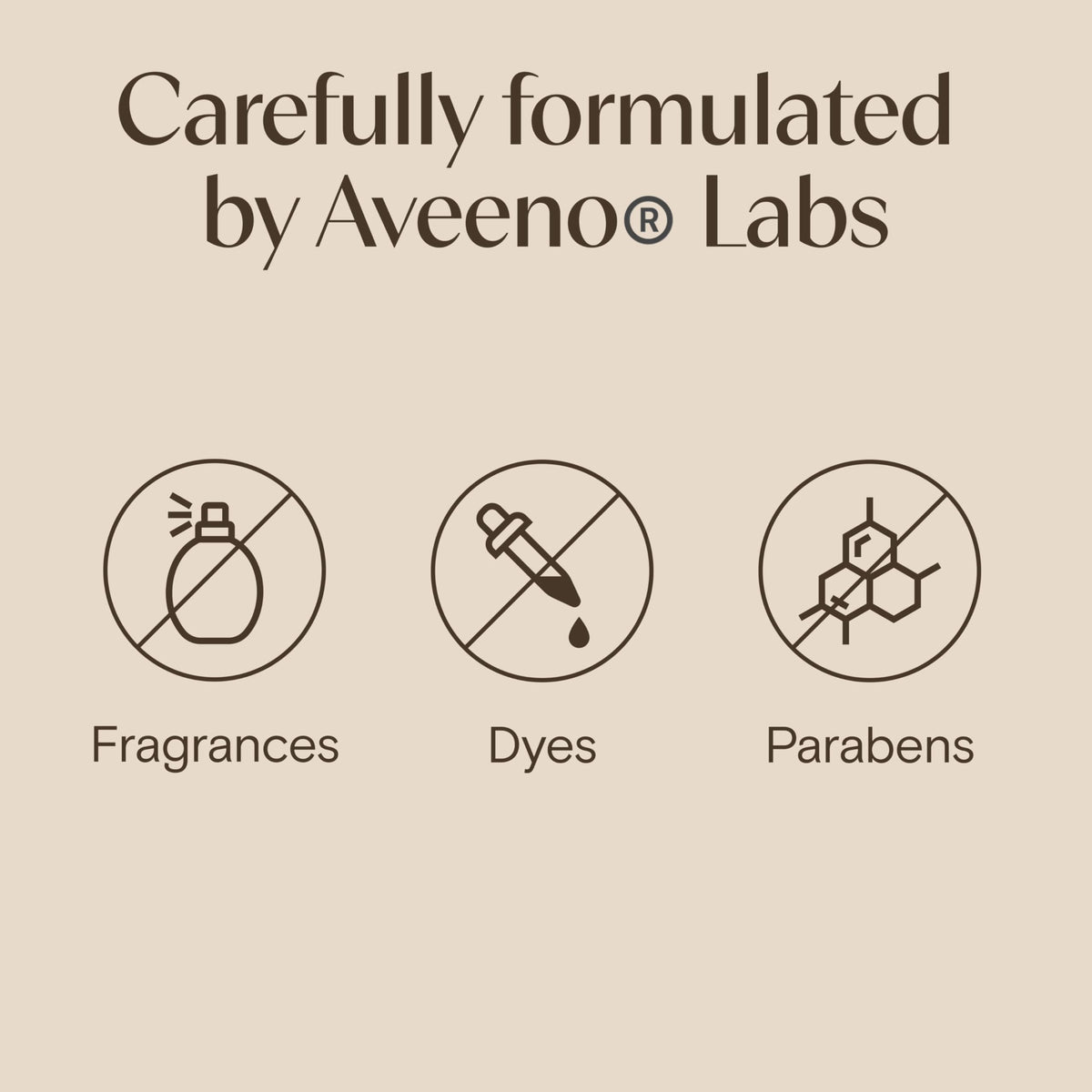 Aveeno applied on hand demonstrating gentle hydration and smooth finish