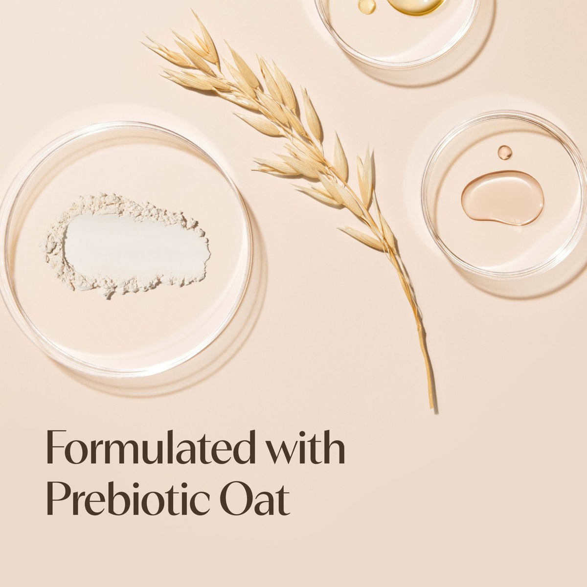 Aveeno lotion applied to hand demonstrating fast-absorbing hydration