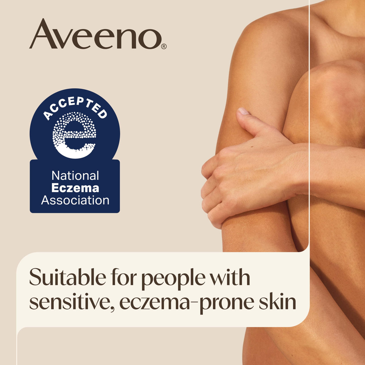 Aveeno back label close-up showing ingredients and clinical claims