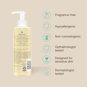 Aveeno on bathroom shelf signaling daily skincare routine benefit