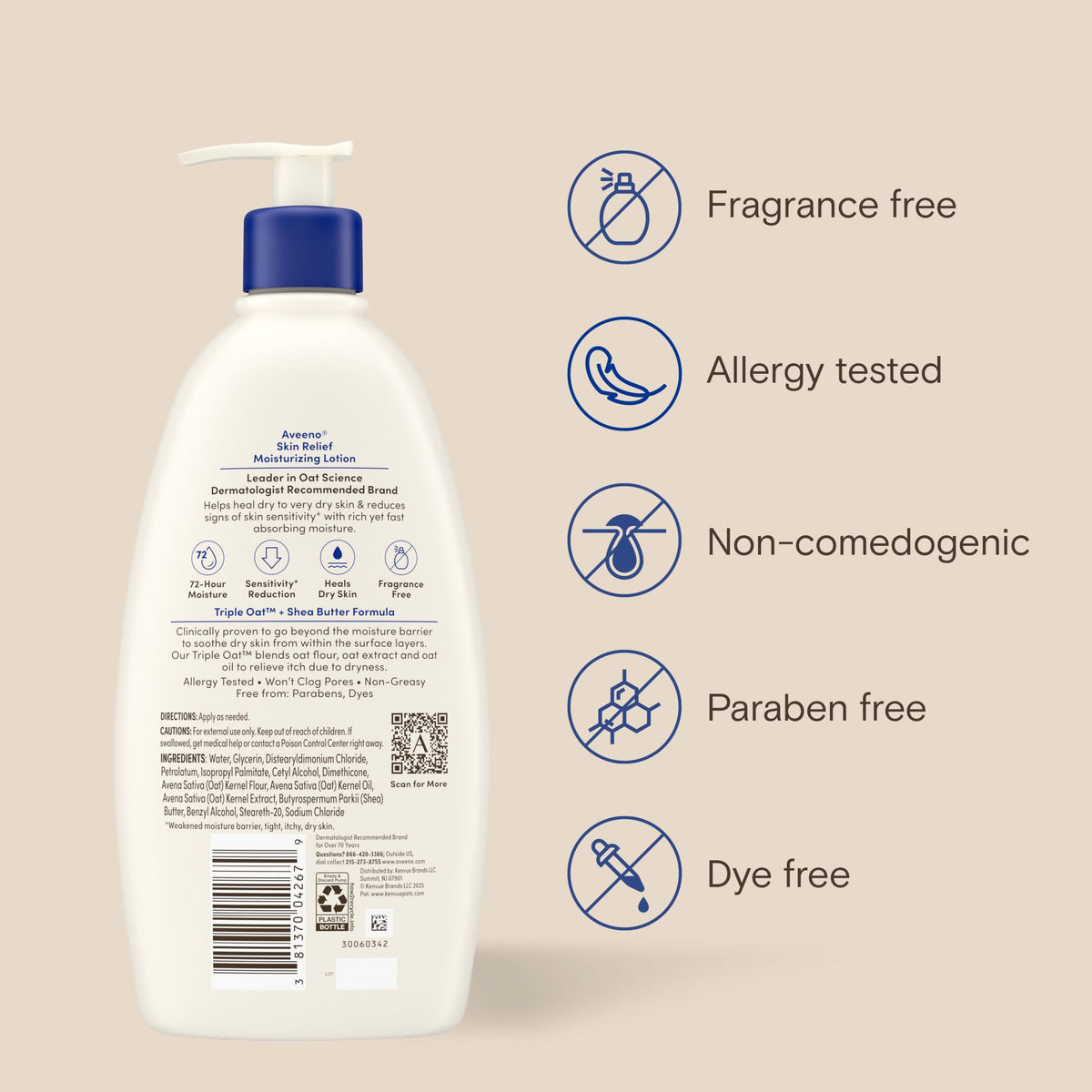 Aveeno on a bathroom shelf in lifestyle setting showing everyday routine benefit