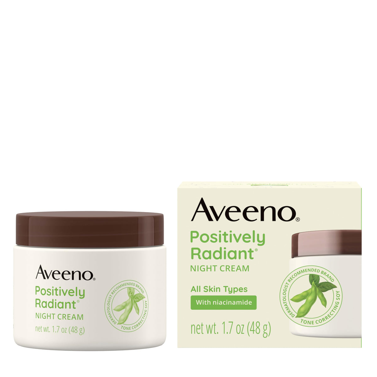 Aveeno illustrative before and after texture showing smoother-looking skin