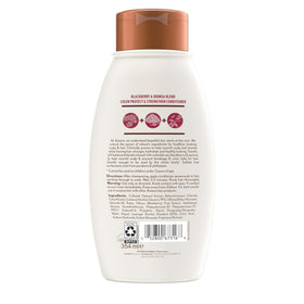 Aveeno before and after hair comparison showing improved manageability