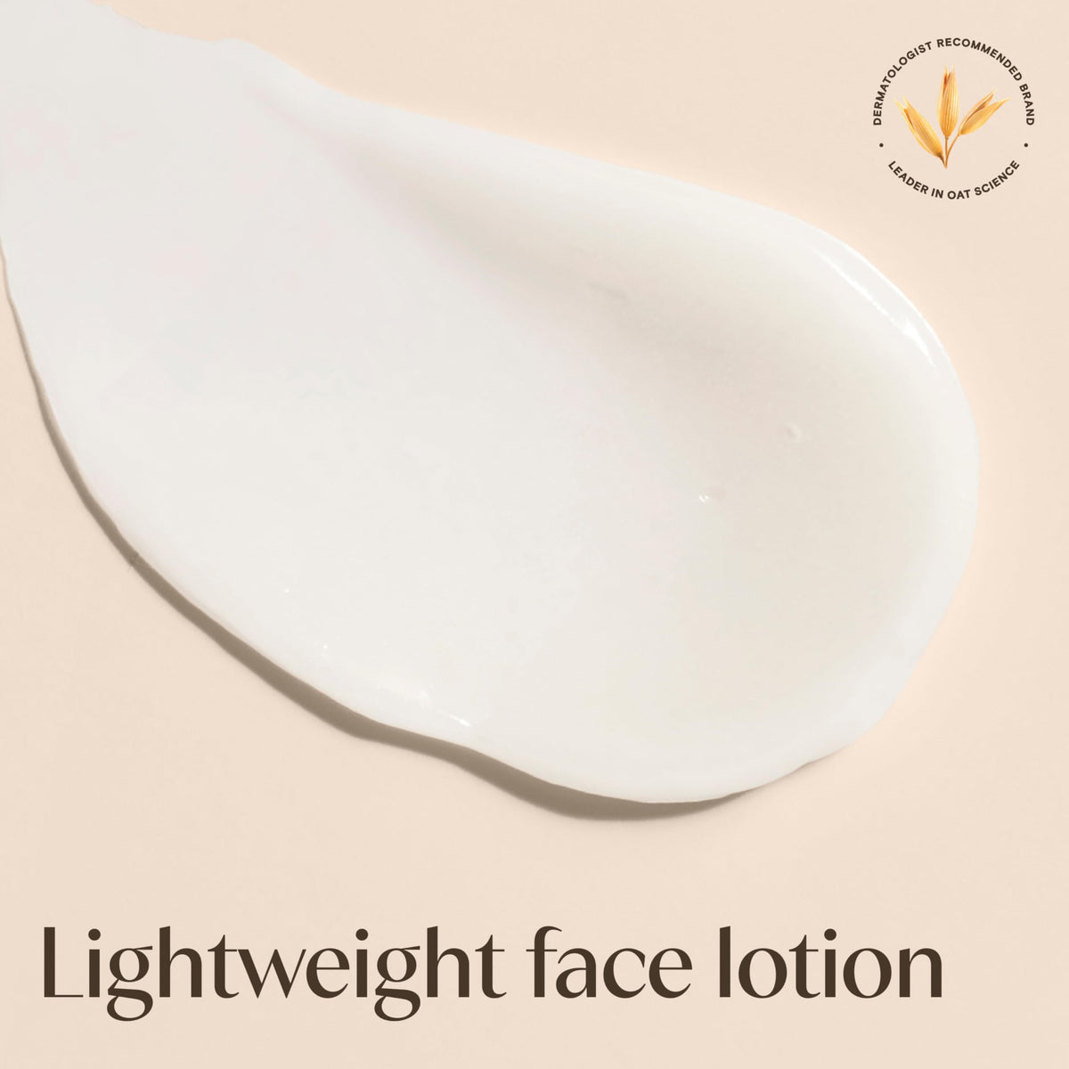 Aveeno bottle beside oats highlighting prebiotic oat to soothe skin barrier
