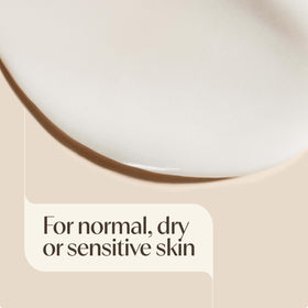 Aveeno bottle beside oats illustrating prebiotic oat ingredient benefit