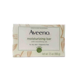AVEENO close-up of colloidal oatmeal texture in bar highlighting gentle exfoliation benefit