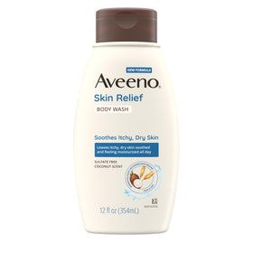 Coconut and oats visual emphasizing Aveeno’s tropical scent plus soothing benefit