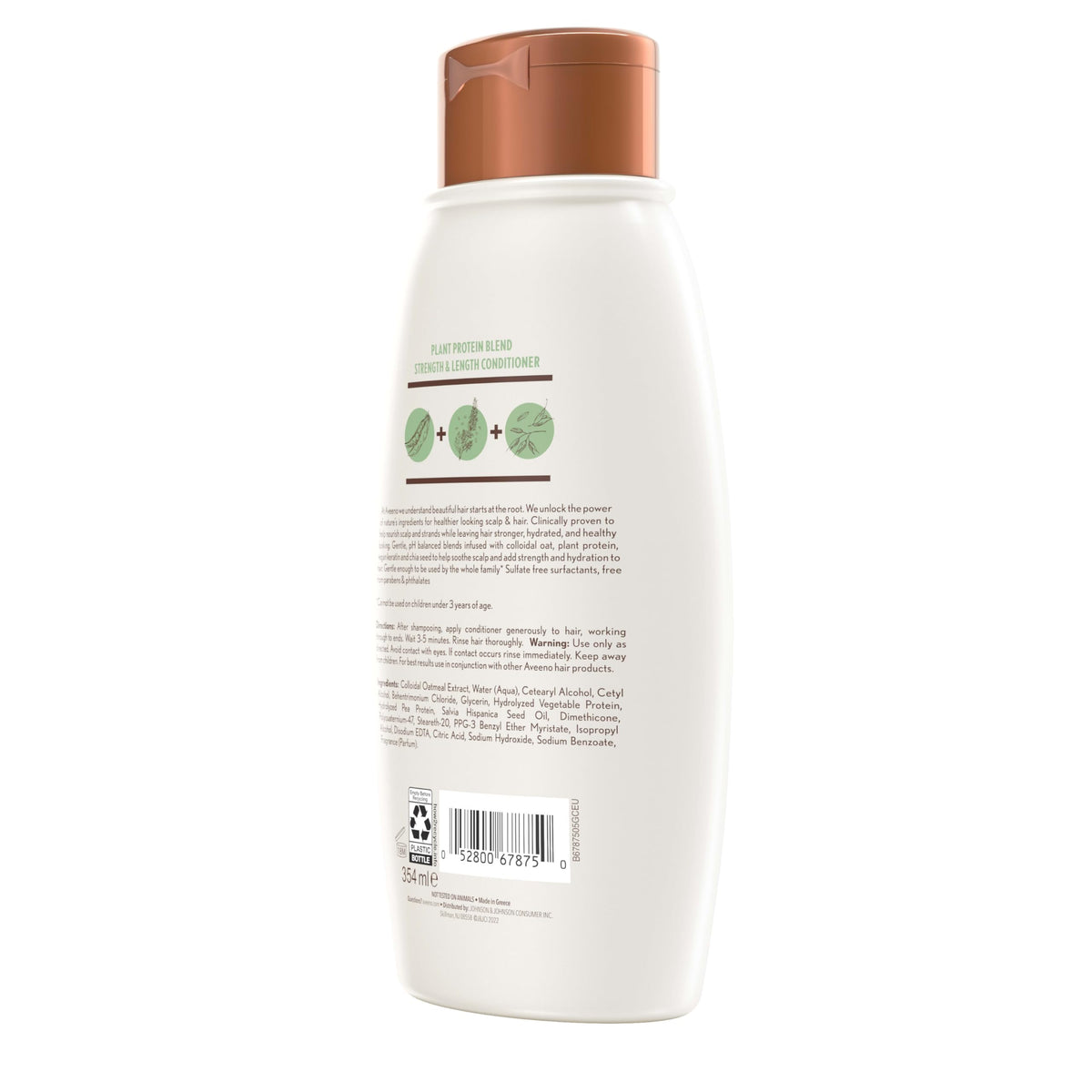 Aveeno conditioner on bathroom shelf for everyday haircare routine convenience