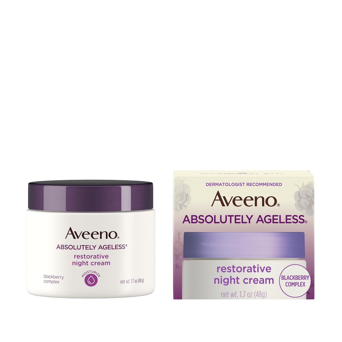 Aveeno cream texture close-up showing smooth non-greasy finish