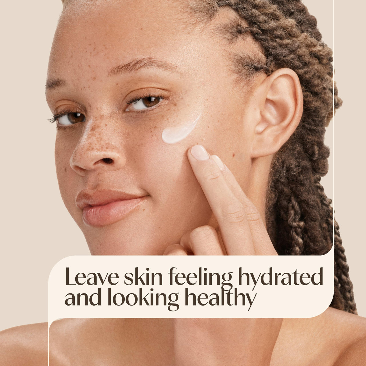 Aveeno foaming gel texture in hand showing gentle foam benefit