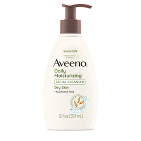 Aveeno front packaging 12oz showing clean branding and size benefit