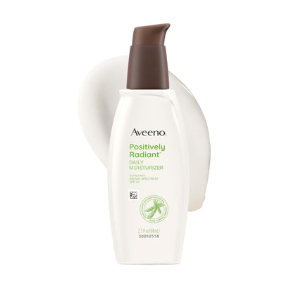 Aveeno front packaging showing SPF 30 and travel-friendly benefits
