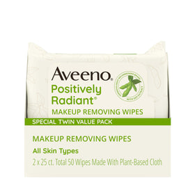 Aveeno front packaging showing twin pack and benefits