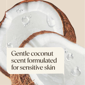 Aveeno oat complex visual showing oat flour extract oil and calming benefit