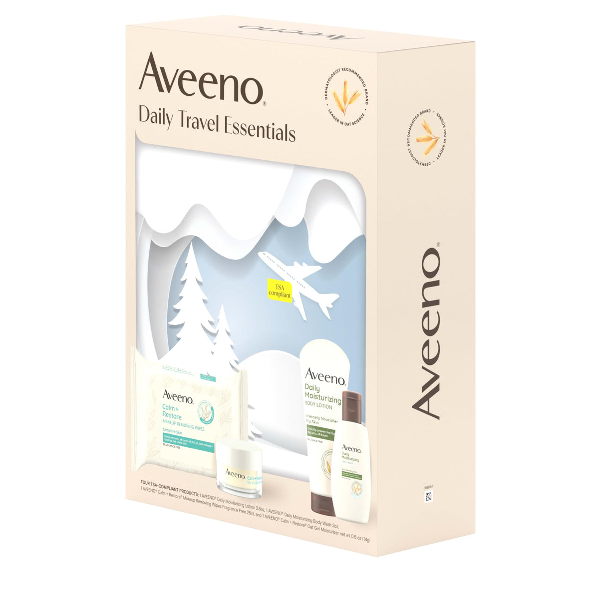 Aveeno oat extract visual emphasizing natural soothing ingredient benefits