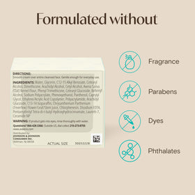Aveeno oat and feverfew still life emphasizing calming natural ingredients