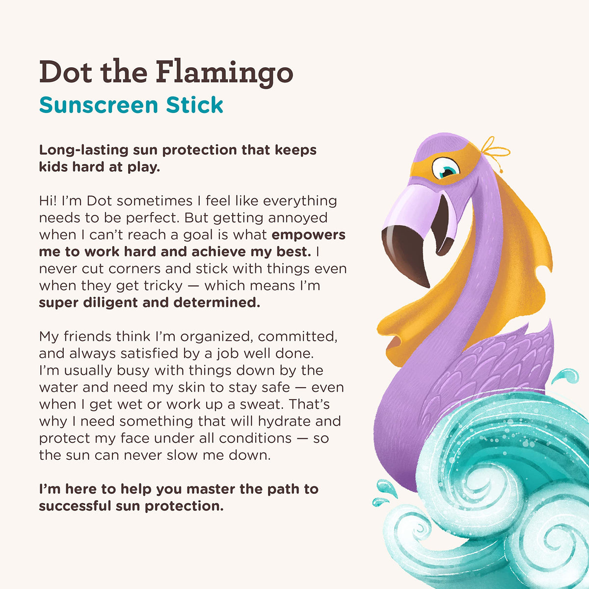 Aveeno kids stick poolside showing water-resistant protection up to 80 minutes