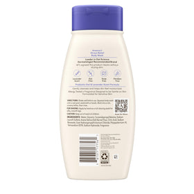Aveeno product label close-up highlighting ingredients and safety benefit