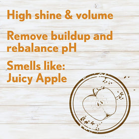 Close-up of Aveeno product label highlighting pH-balanced and sulfate-free claims