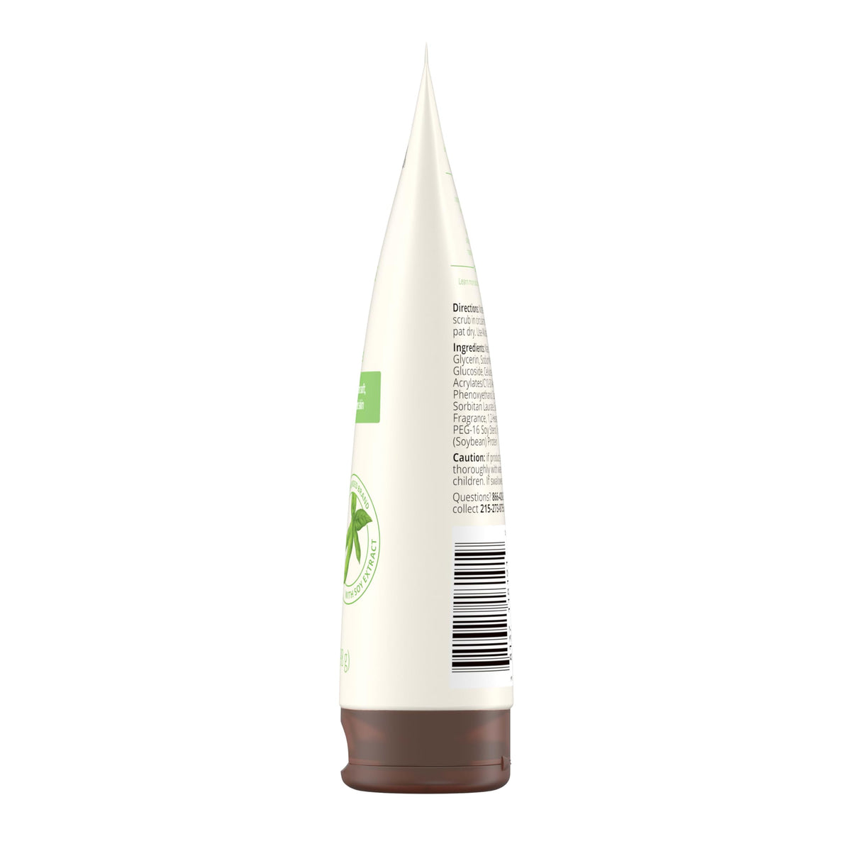 Aveeno tube staged in bathroom routine scene suggesting consistent daily skincare improvement