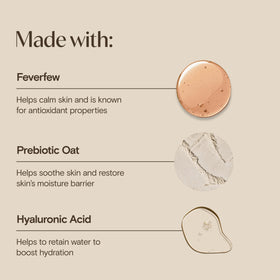 Aveeno removing makeup to show effective, gentle cleansing