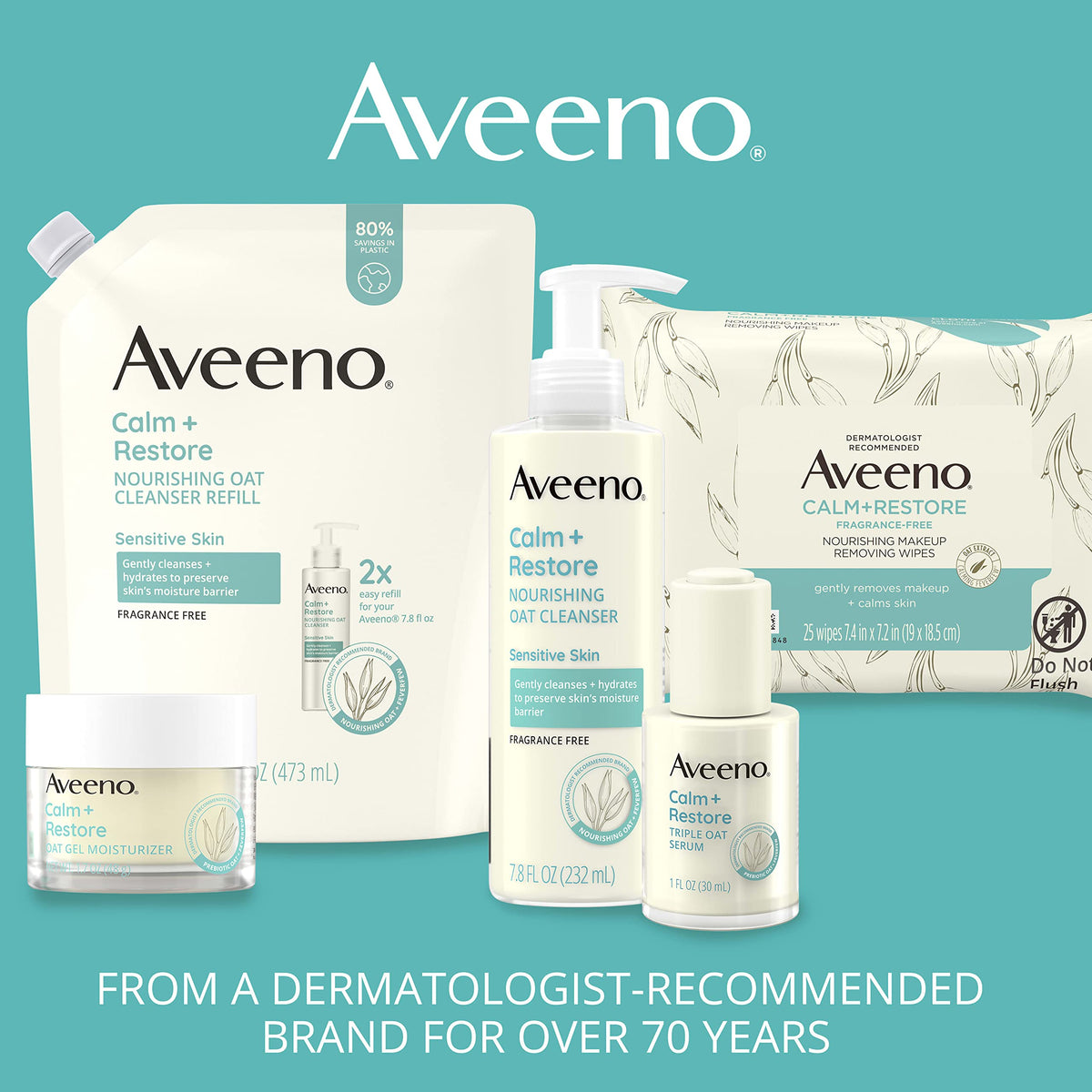 Aveeno balm on nightstand suggesting nightly hydration routine benefits