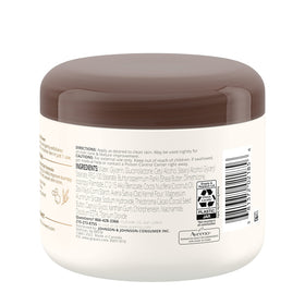 Aveeno product box and jar highlighting recyclable packaging benefits