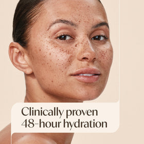 Aveeno dispensing product from tube demonstrating easy controlled application