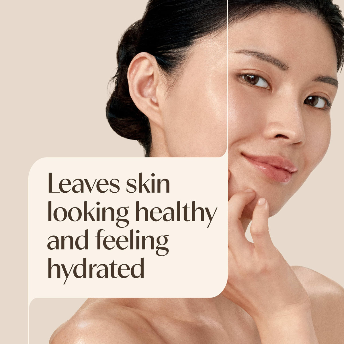 Aveeno pump dispensing a controlled drop for hygienic, mess-free application