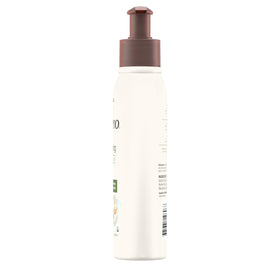 Aveeno recycled bottle marking emphasizing sustainable packaging benefit