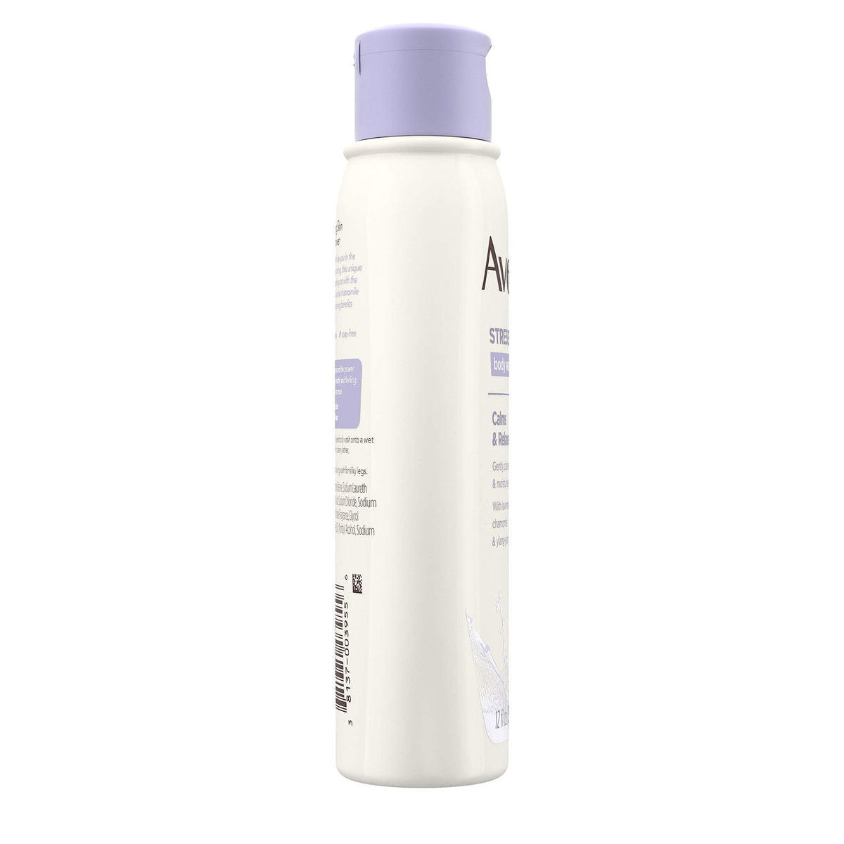 Aveeno bottles with size comparison showing three 12 fl oz bottles for value
