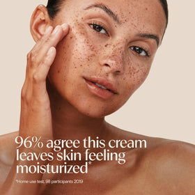Aveeno ingredient still life with oats and shea butter showing natural nourishment