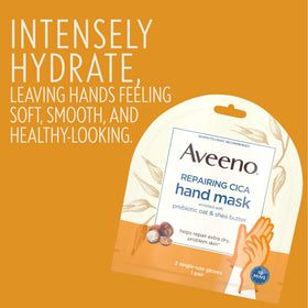 Aveeno shea butter ingredient close-up highlighting nourishing emollient
