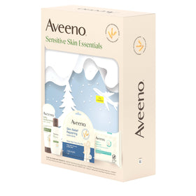 Aveeno products next to passport for size comparison, brand travel-friendly convenience benefit