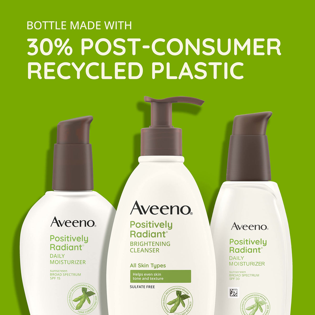 Aveeno soy extract close-up ingredient to boost radiance