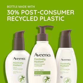 Aveeno soy extract close-up ingredient to boost radiance