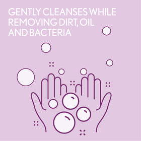 Aveeno label close-up highlighting oat and essential oil ingredients