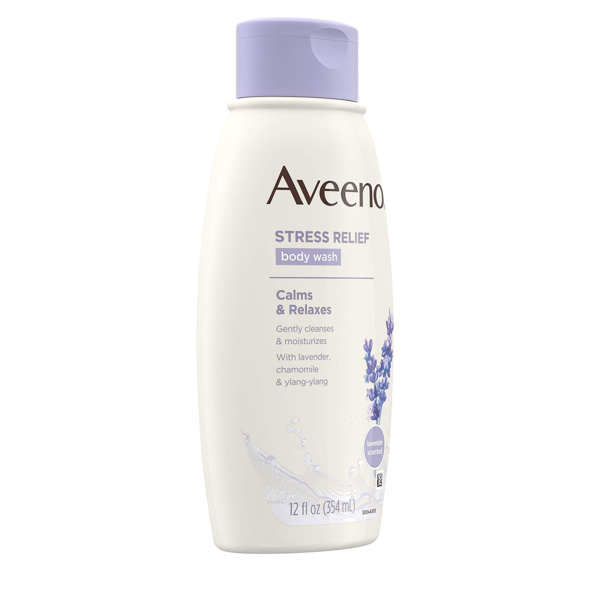 Aveeno gentle lather texture illustrating moisturizing cleanse