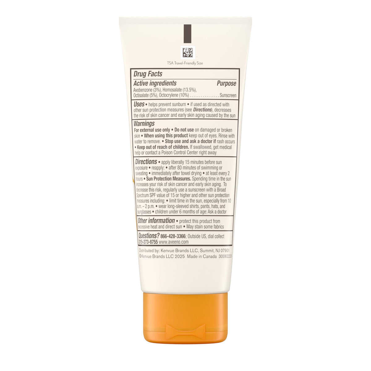 Aveeno sunscreen on face before makeup showing lightweight protection and finish