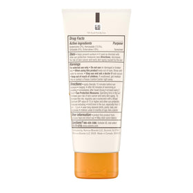 Aveeno sunscreen on face before makeup showing lightweight protection and finish