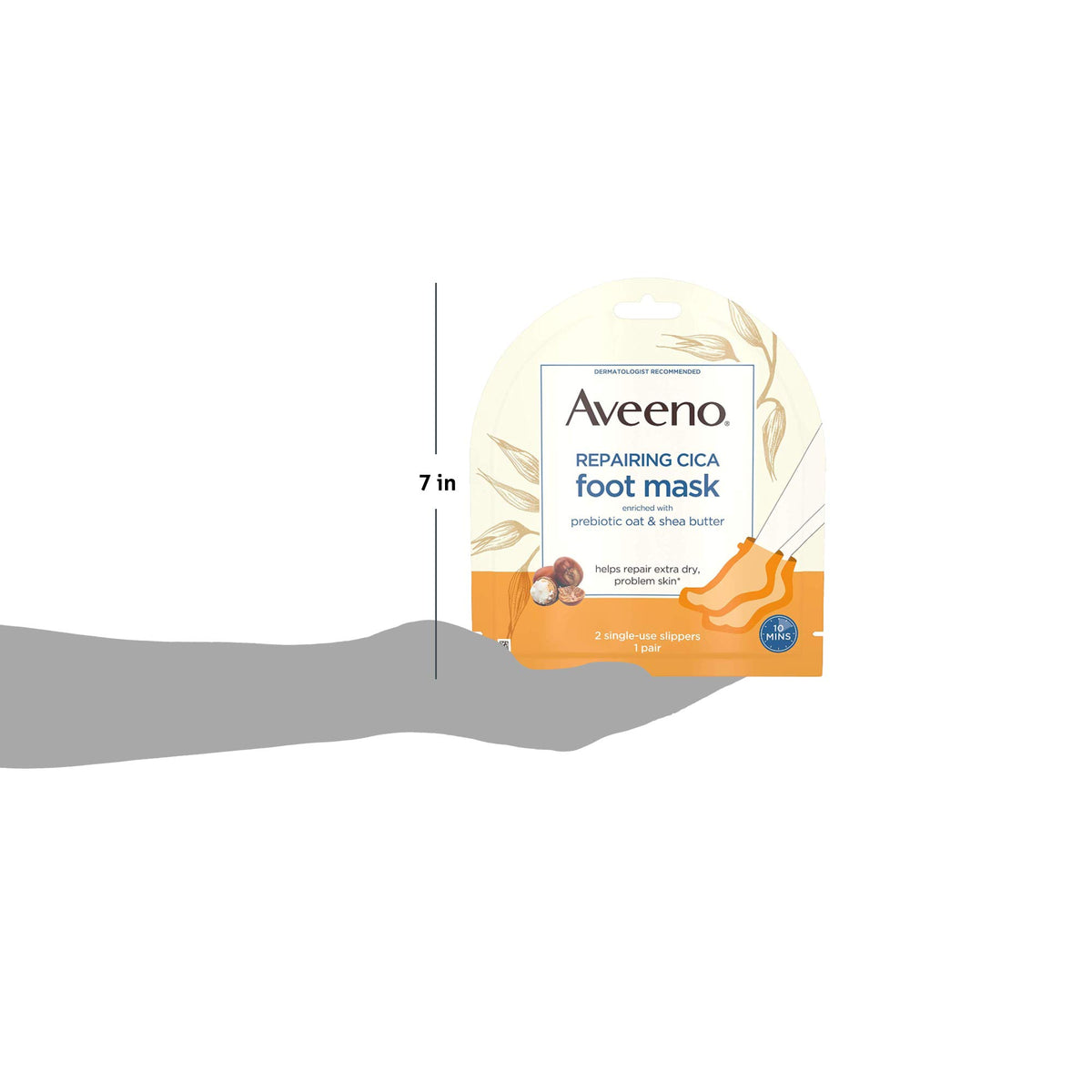 Aveeno serum texture on skin illustrating non-greasy absorption benefit